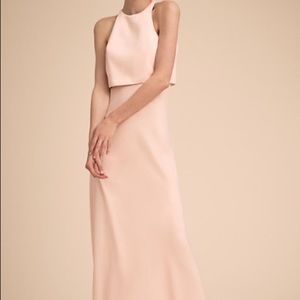 BHLDN Jill Jill Stuart Blush Iva Crepe Maxi